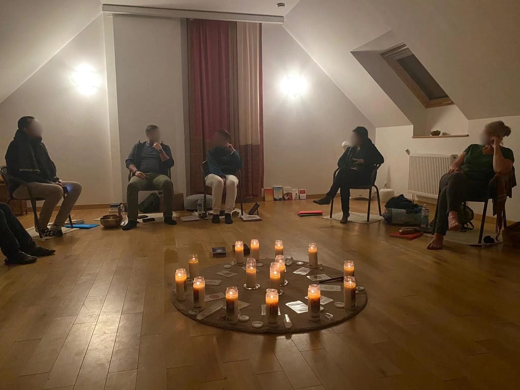 Photo de groupe du stage d'initiation aux annales Akashiques